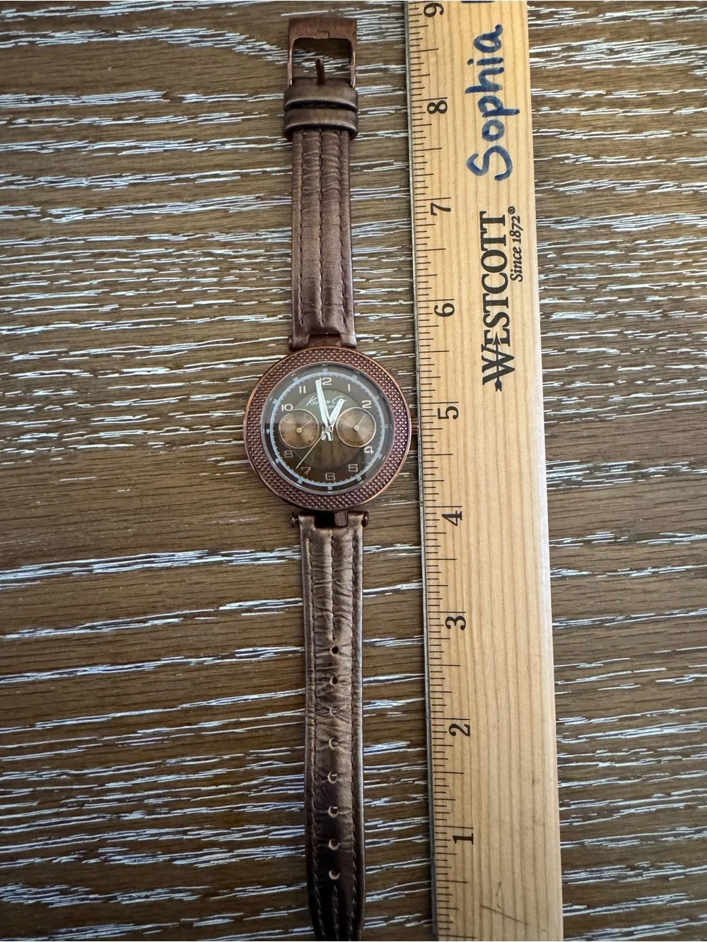 Kenneth Cole Women's Brown l/Bronze plated watch